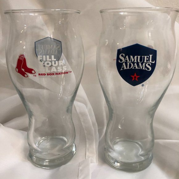 2018 REDSOX WORLD SERIES / SAM ADAMS  PROMO GLASSES - Picture 1 of 7